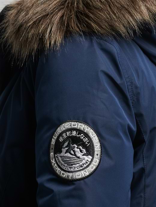 Superdry Women s Ashley Everest Parka Eclipse Navy