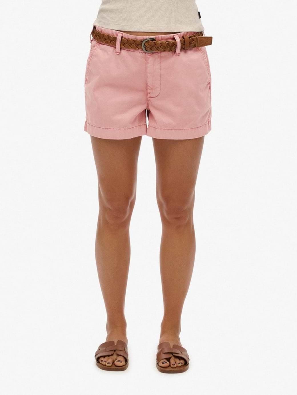 Superdry Women's Classic Chino Short Ash Rose