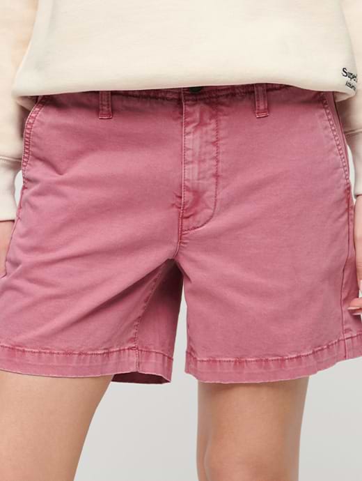 Superdry shorts pink sales