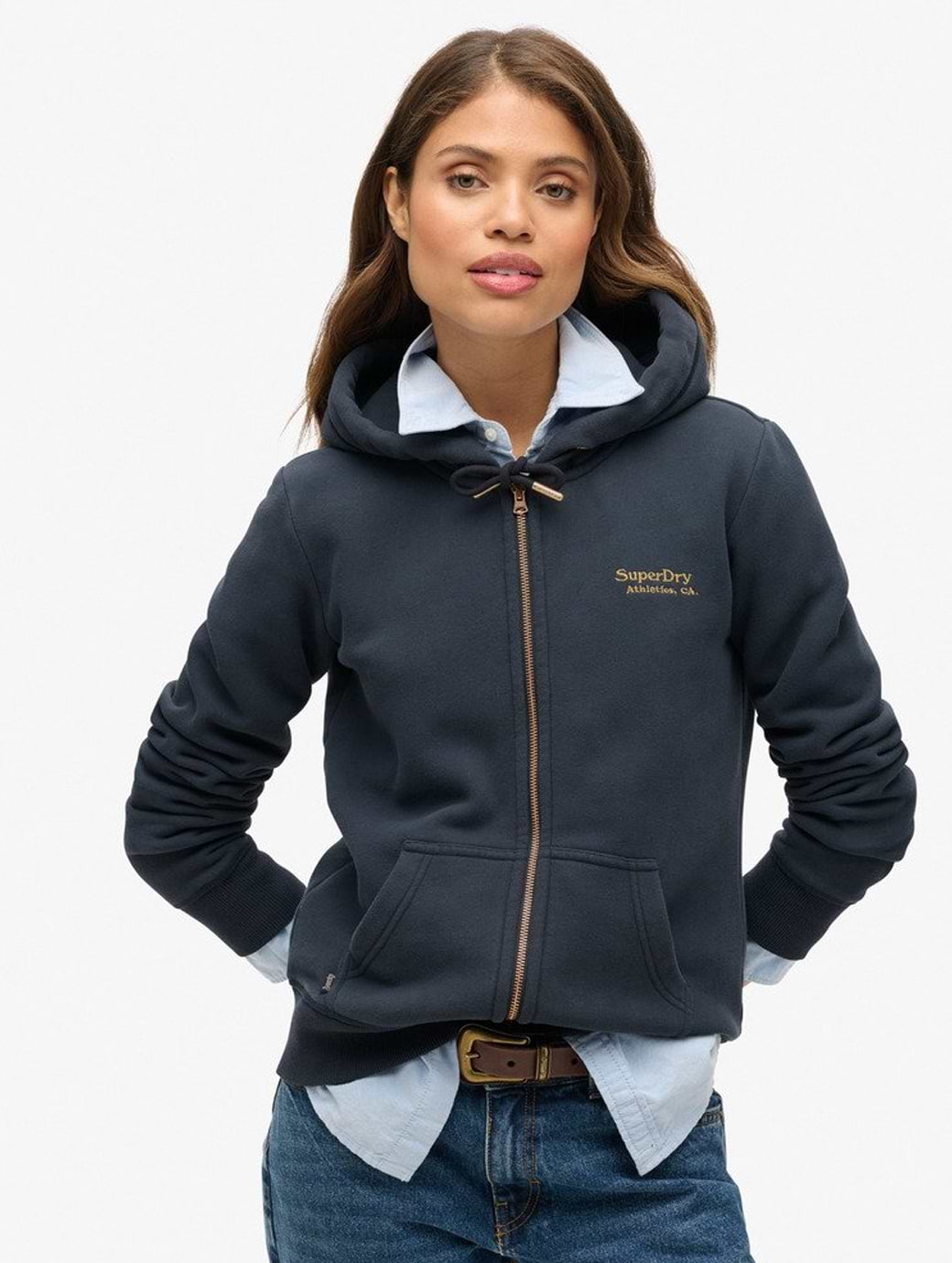 Superdry navy hoodie womens online