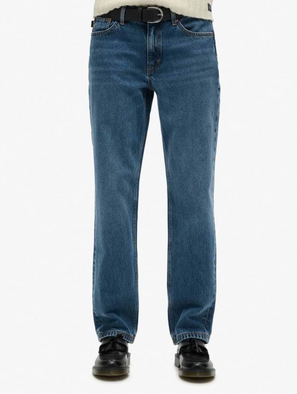 Superdry Women's Mid Rise Straight Leg Jean Springs Vintage Custom