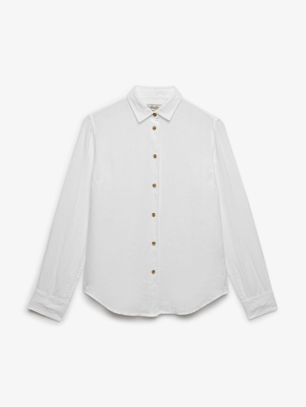 Superdry Women's Premium Linen Slim Shirt Optic