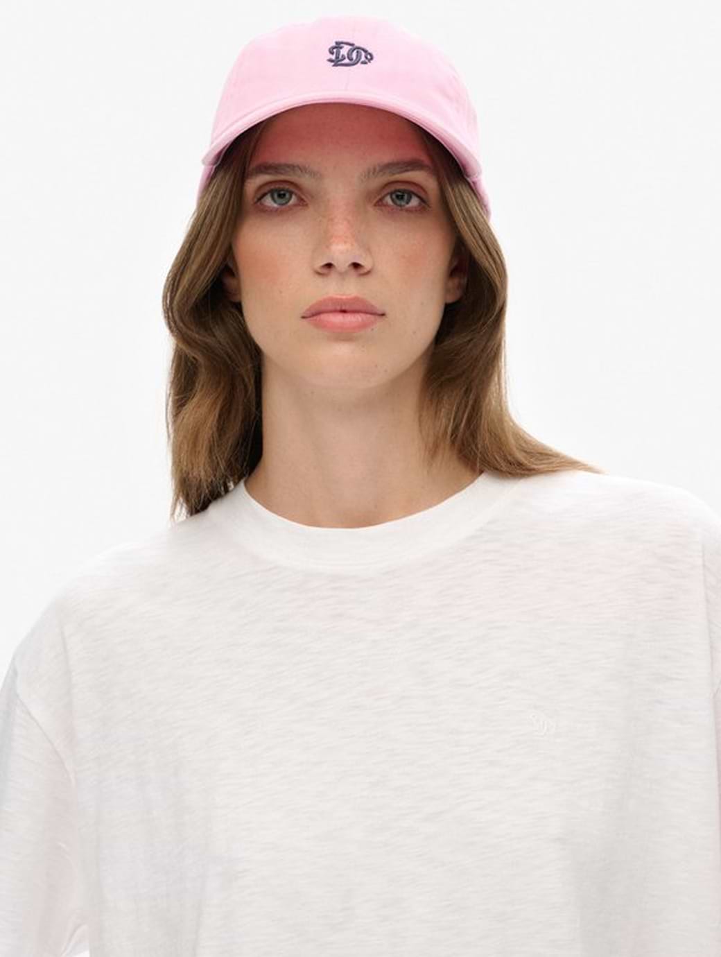 Superdry Women's SD Embroidered Baseball Cap Light Pink