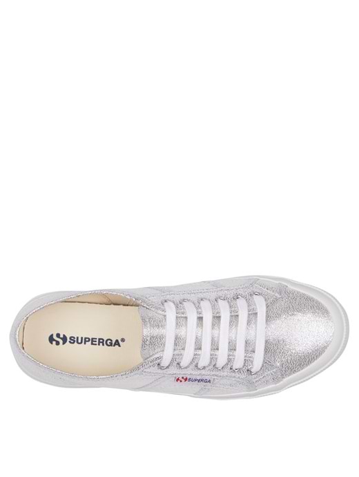 Superga 2750 lame silver hotsell