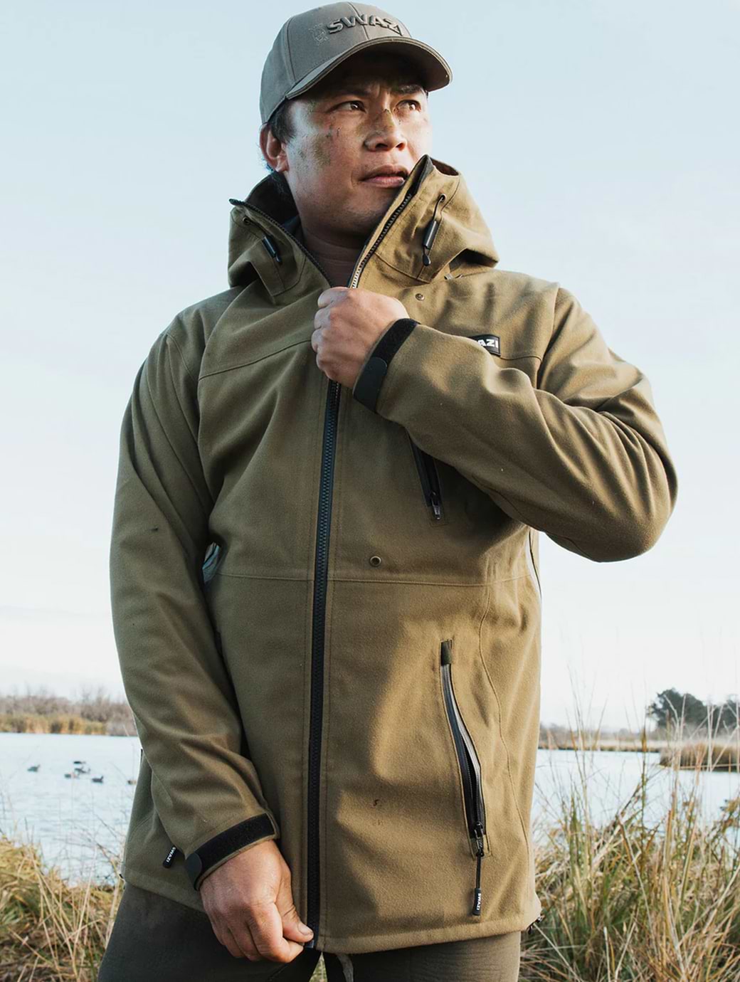 Swazi Ibex Jacket Tussock Green