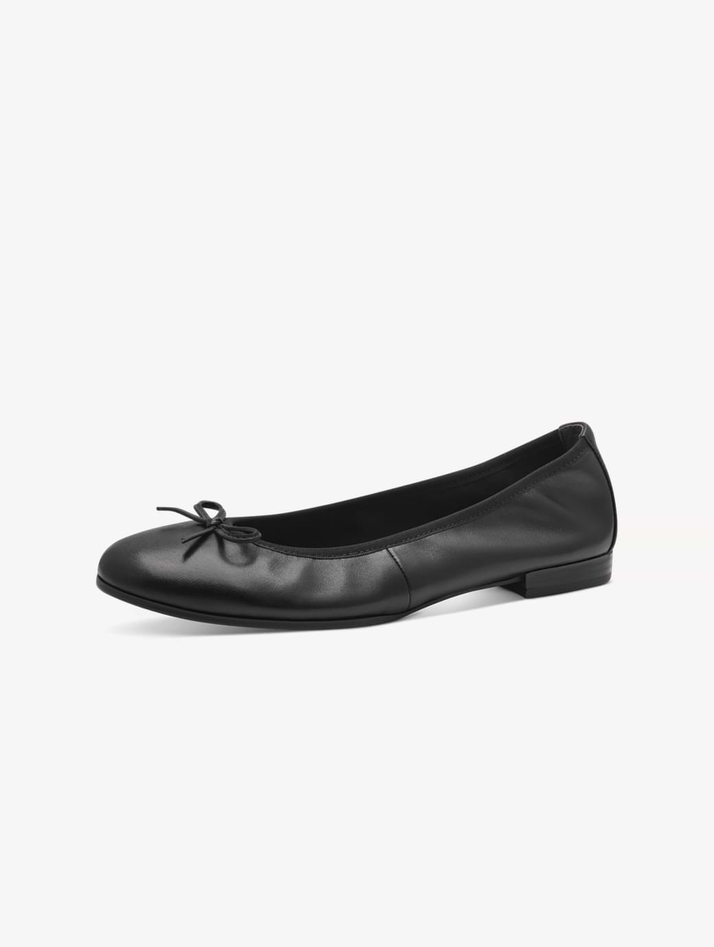Tamaris Women's 1-22116-41-001 Ballet Pump Leather Black