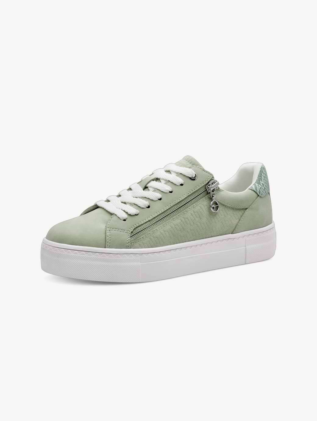 Tamaris Women's 1-23313-41-760 Lace Up Trainer Mint