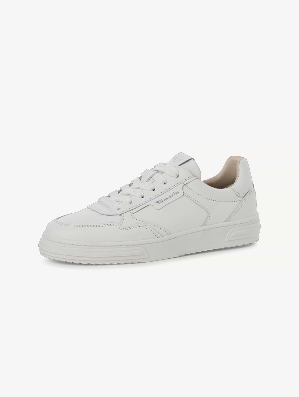 Tamaris Women's 1-23617-42-100 Lace-up Trainer White