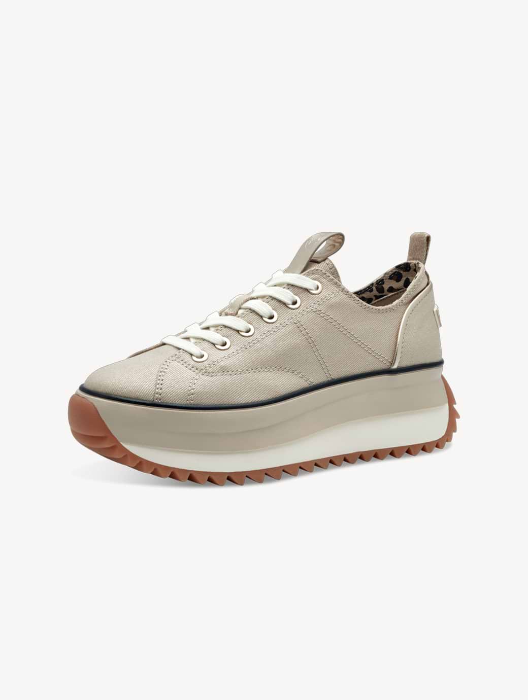 Tamaris Women's 1-23731-41-933 Lace-up Trainer Light Gold