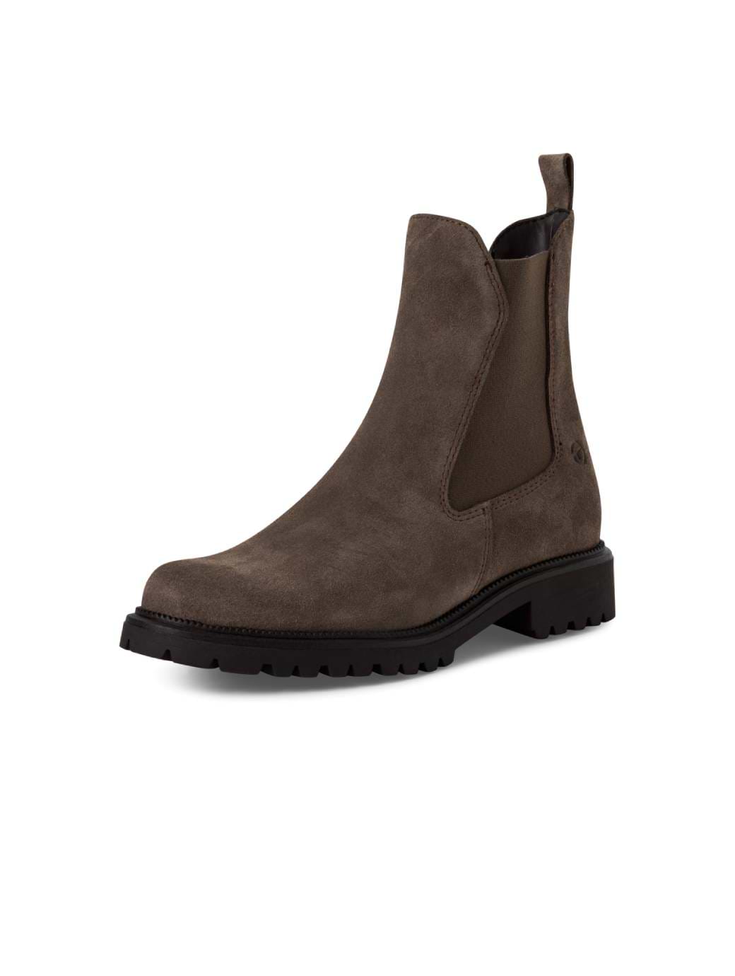 Tamaris Women's 1-25427-41-341 Leather Chelsea Boot Taupe