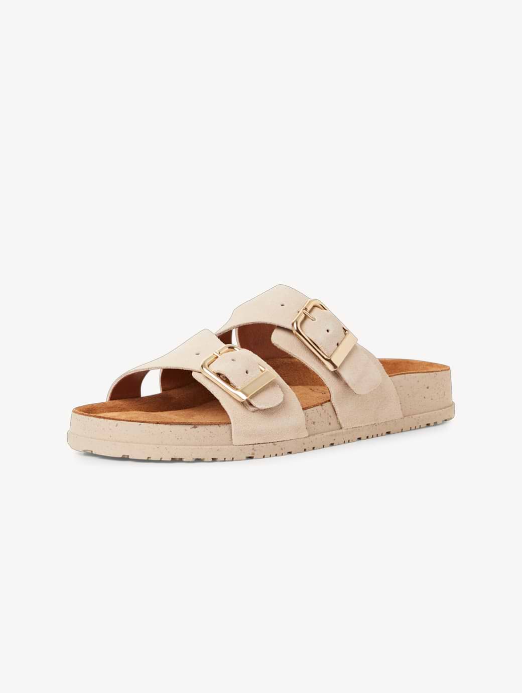 Tamaris Women's 1-27500-44-375 Leather Mule Antelope