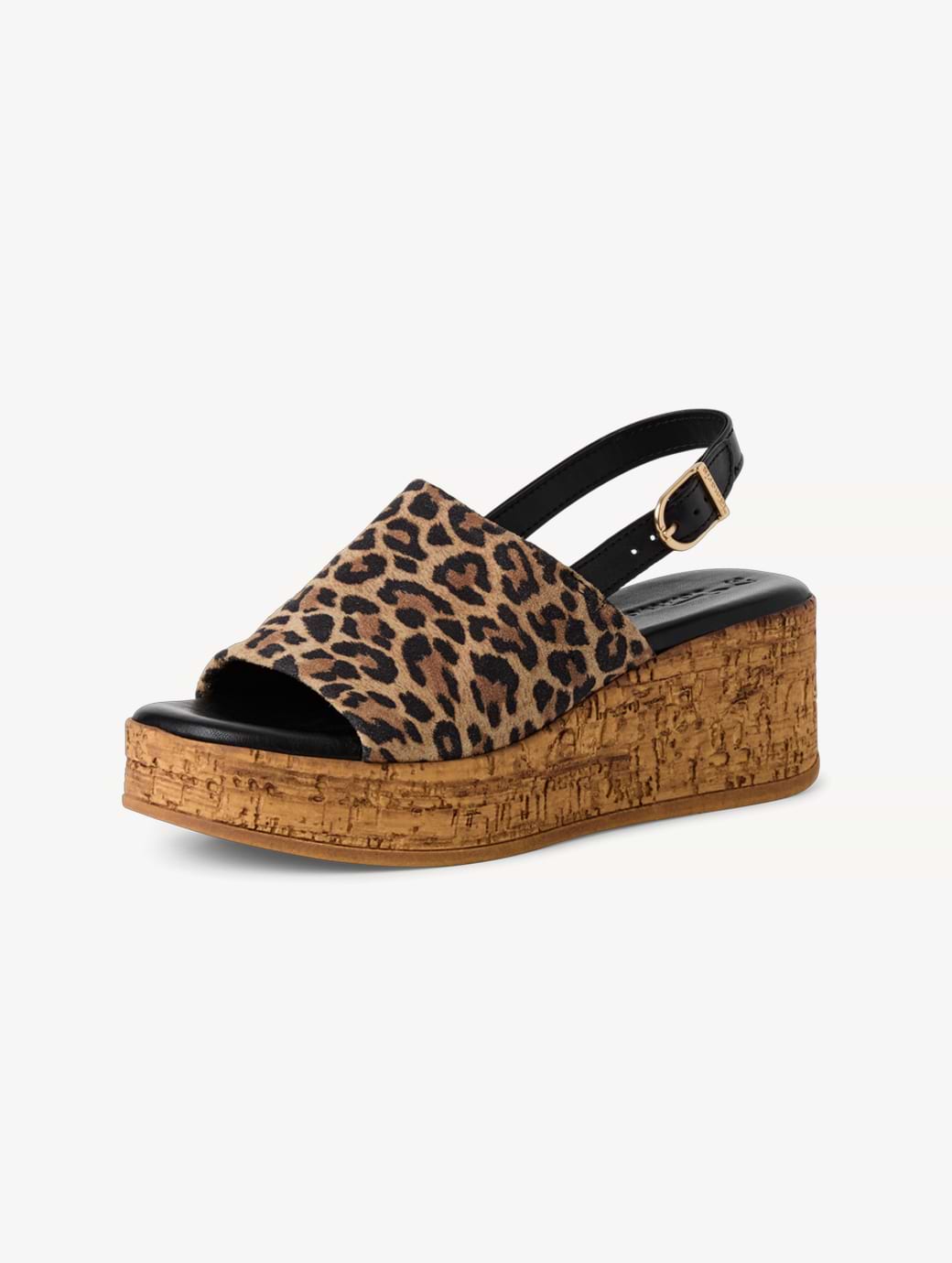 Tamaris Women's 1-28393-42-360 Heeled Sandal Leopard