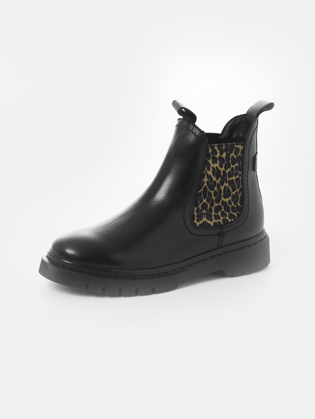 Tamaris Women s Leather Boot Black Leopard