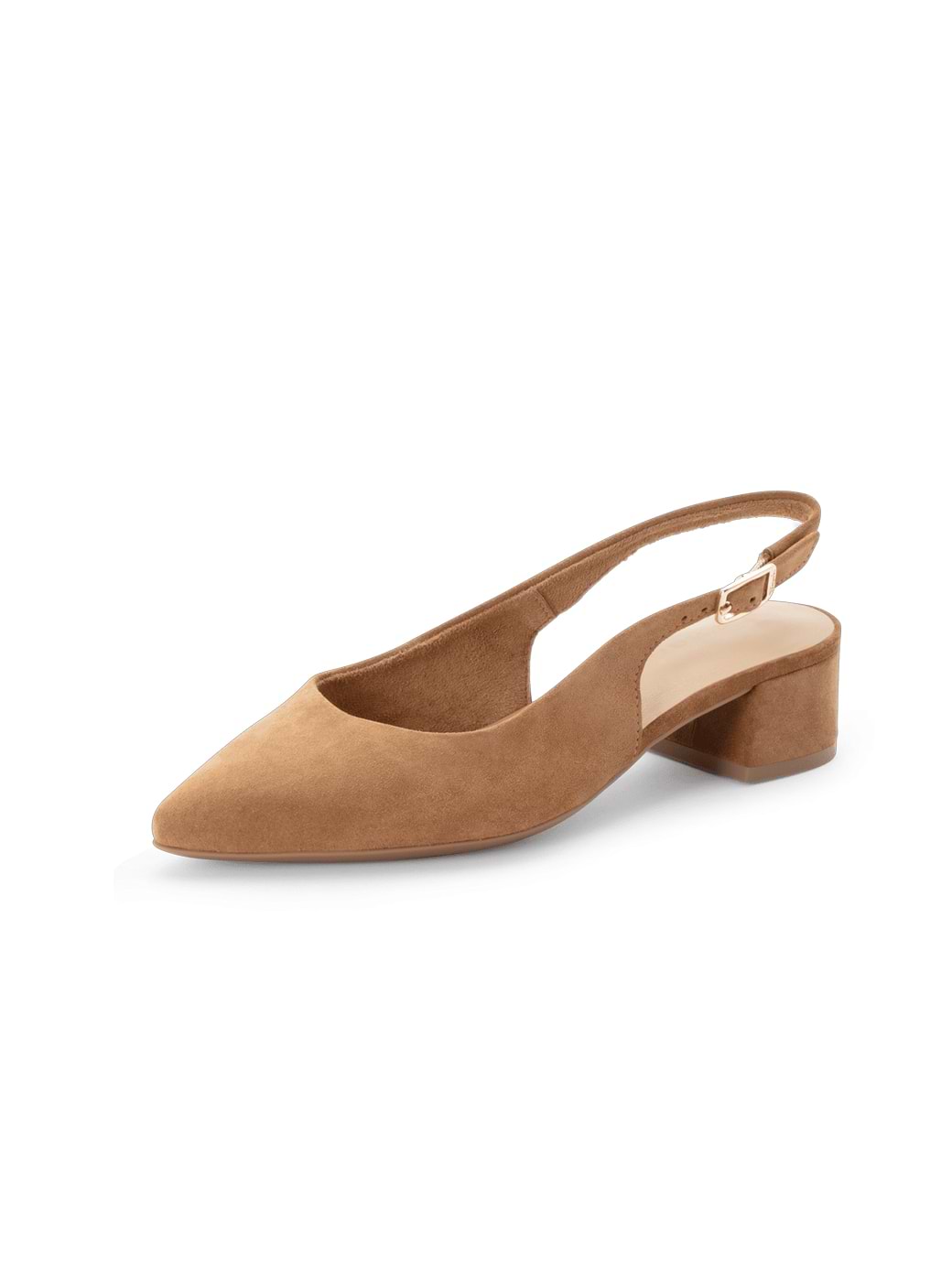 Tamaris Women's 1-29500-42 305 Leather Sling Pump Cognac