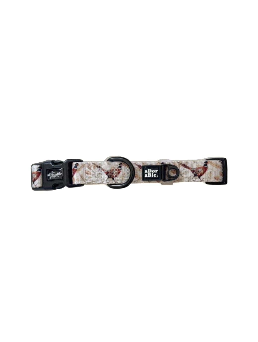 The Adorable Pooch Company Collar Farmland Pheasant