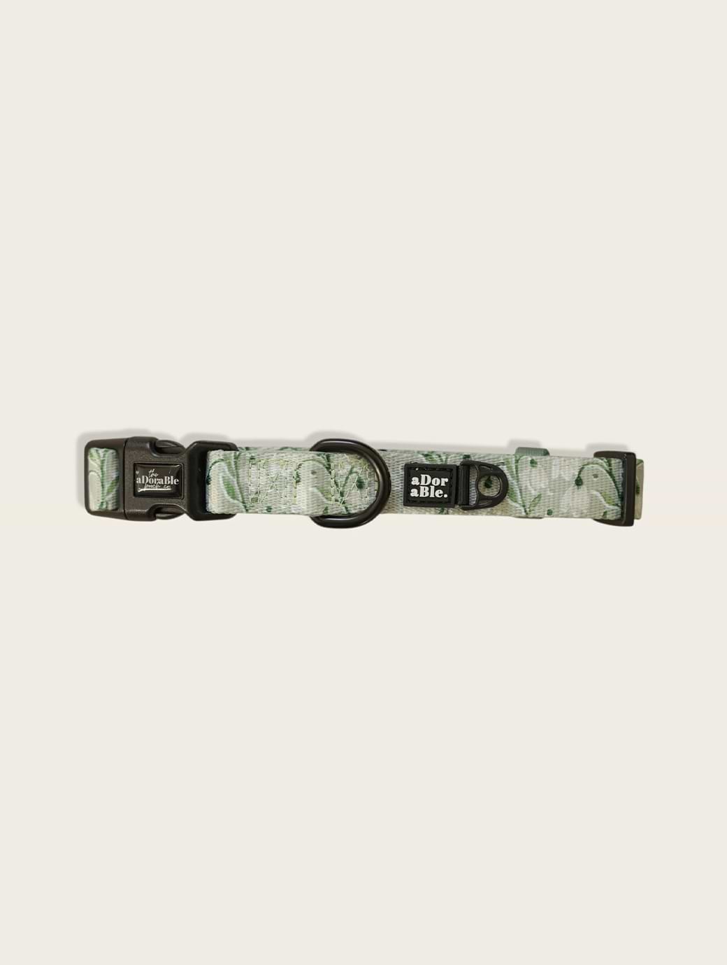 The Adorable Pooch Company Collar Silent Snowdrops