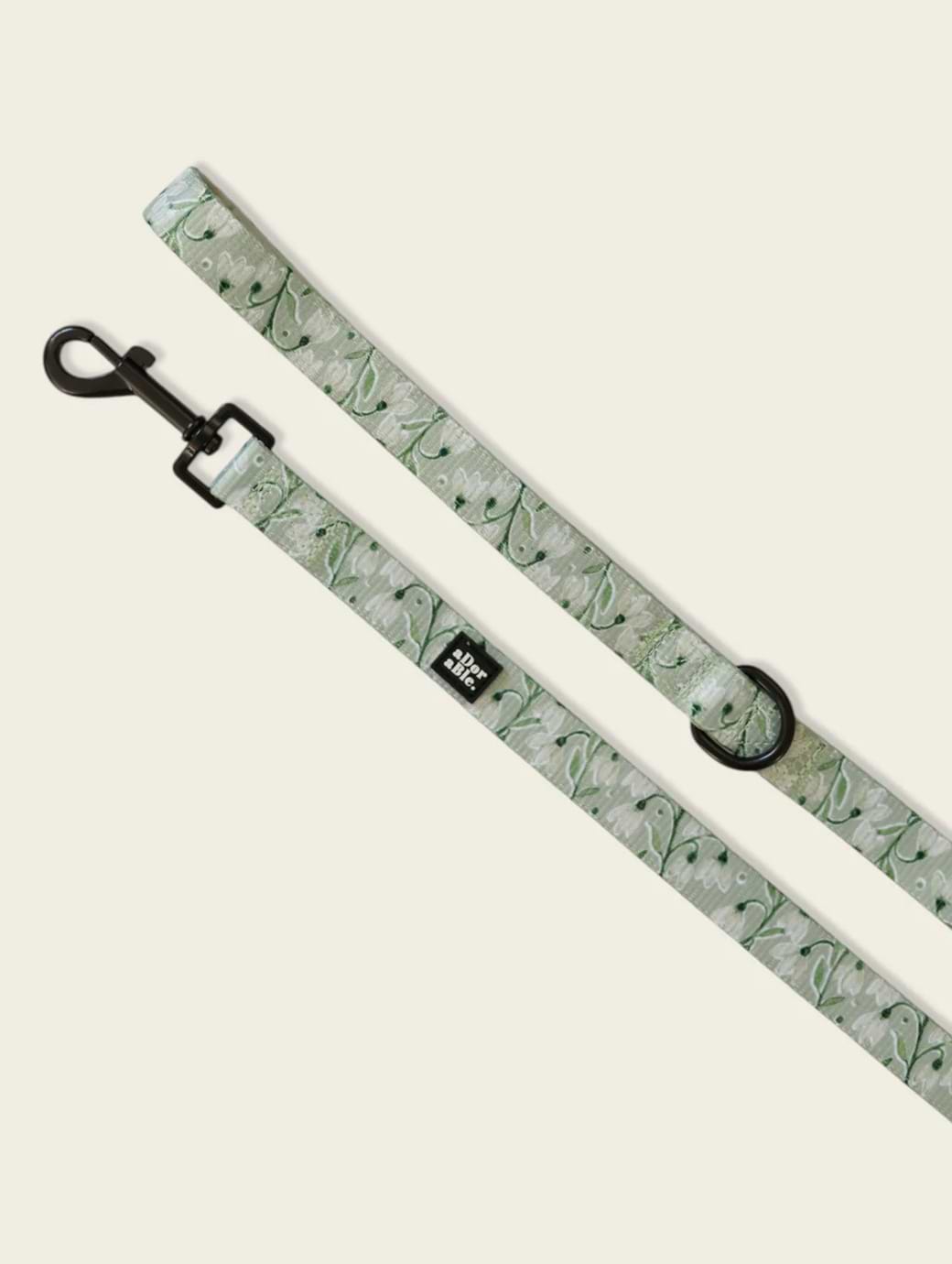 The Adorable Pooch Company Dog Lead Silent Snowdrops