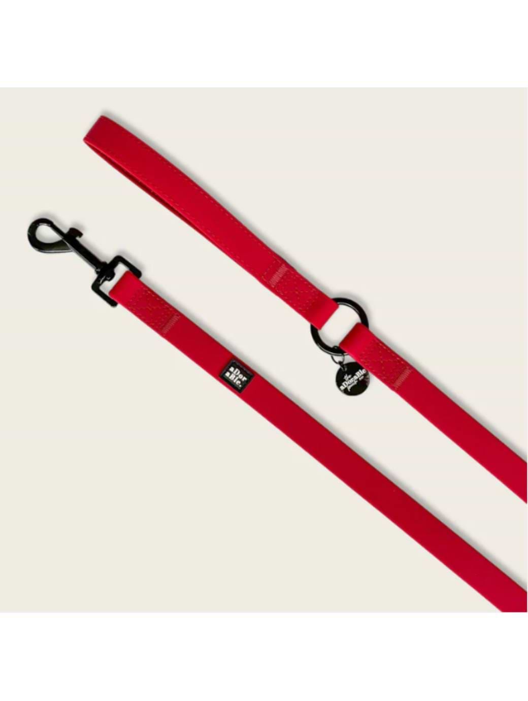 The Adorable Pooch Company Hydroflex Waterproof Lead Velvet Red