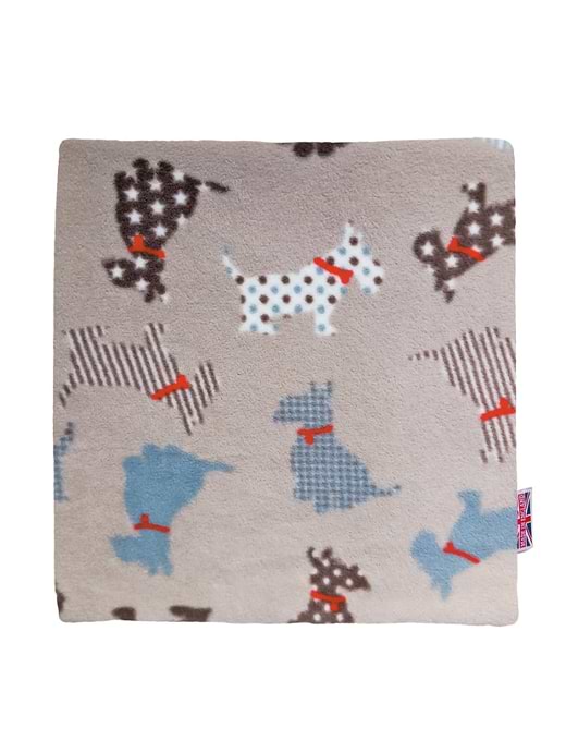 The Wheat Bag Company Scottie Fleece Pet Bed Topper