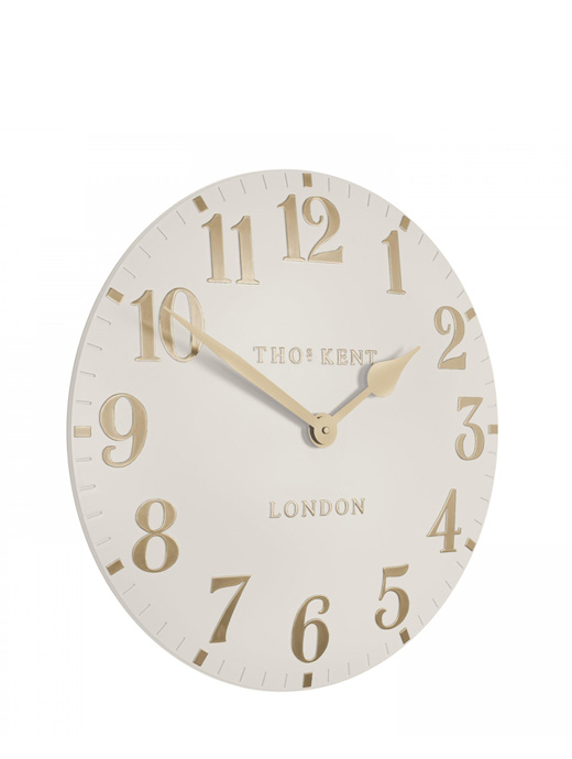 Thomas Kent 20" Arabic Wall Clock Oatmeal