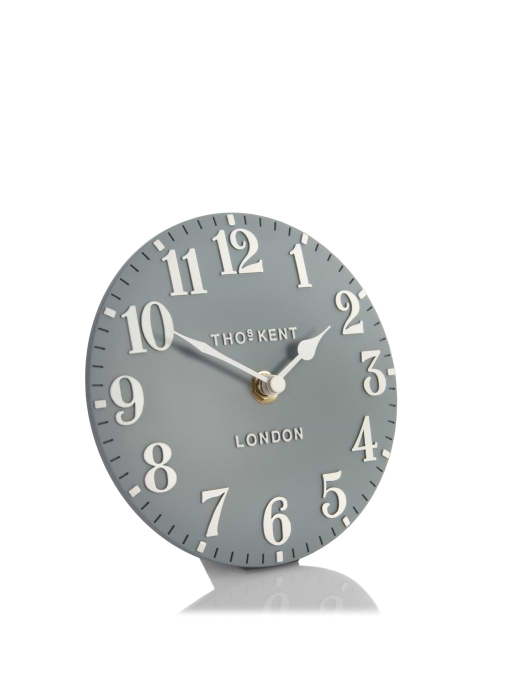 Thomas Kent 6" Arabic Mantel Clock Flax Blue
