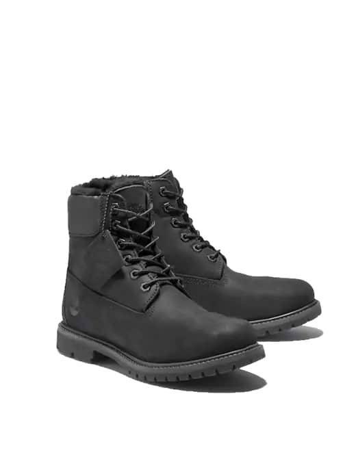 Timberland 6inch Premium Shearling Lined Waterproof Boot Black