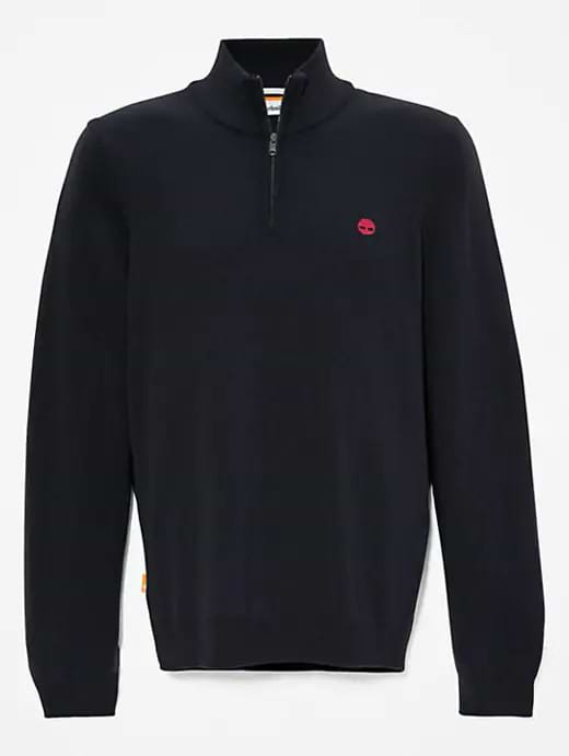 Timberland Cohas Brook Merino 1 4 Zip Sweater Navy