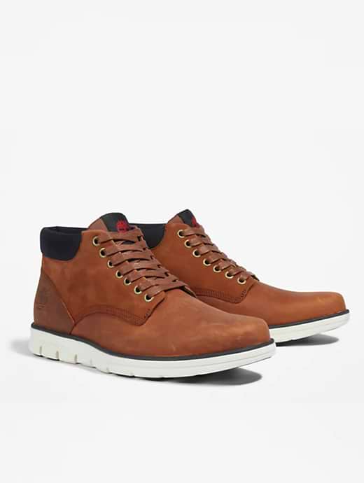 Brown leather timberlands discount