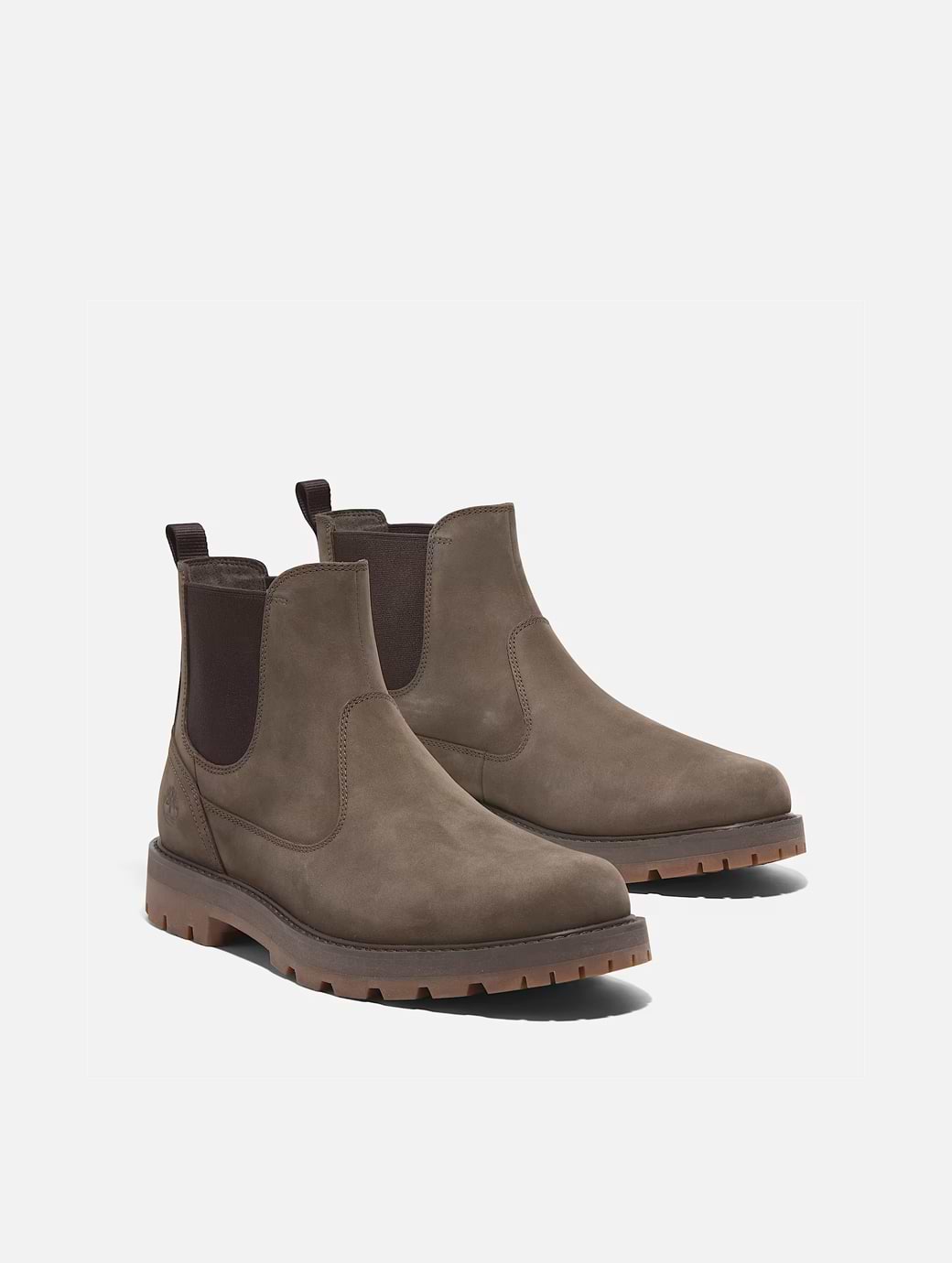 Brown nubuck timberland boots discount