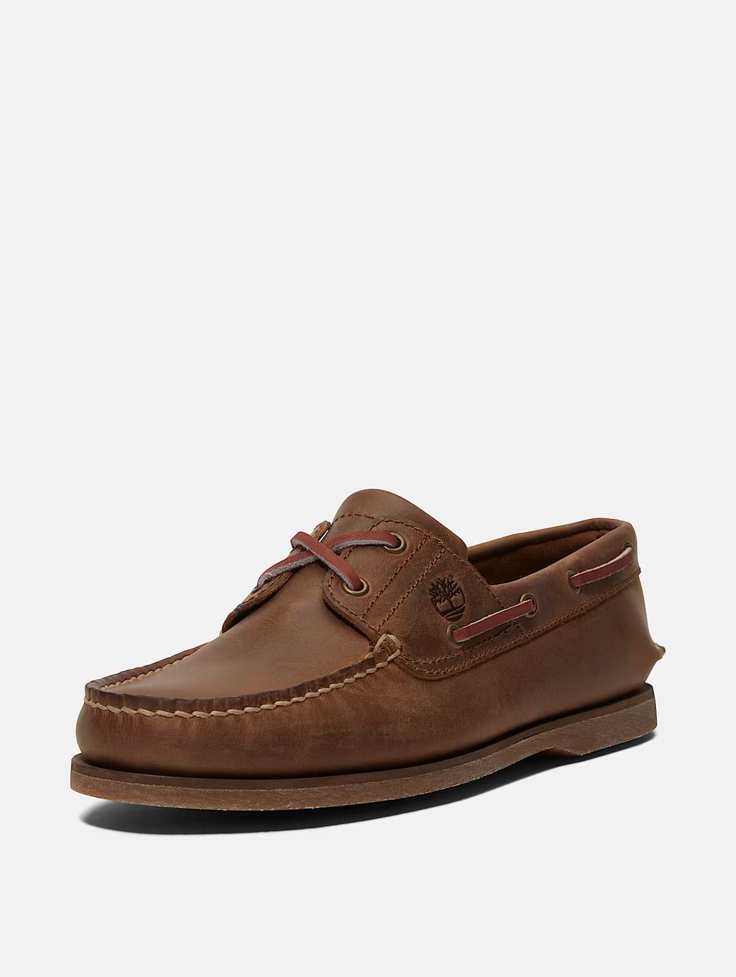 Timberland Classic Boat Shoe Eyelet Medium Brown Full Grain