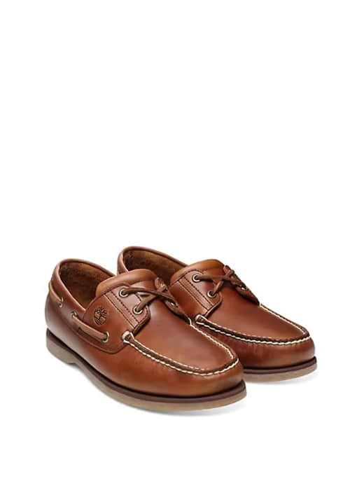 Timberland Men's Classic Full Grain Boat Shoe Light Brown