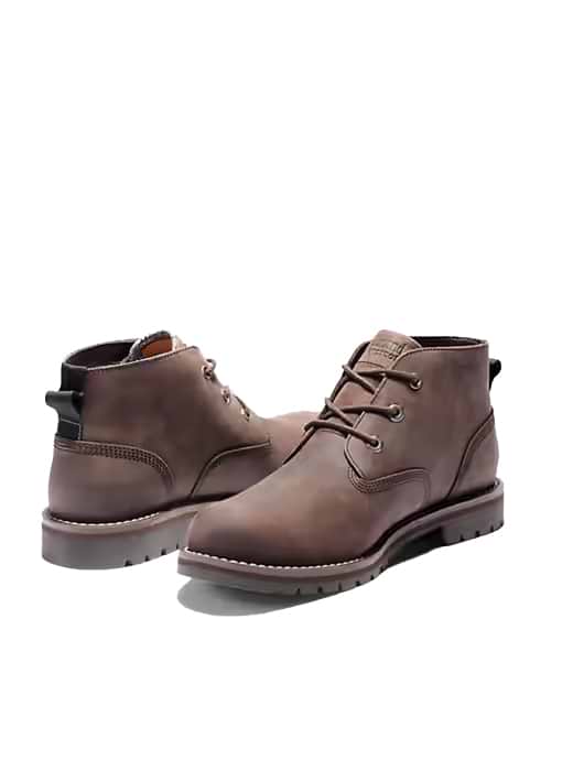 Timberland Men s Larchmont II Waterproof Chukka Boot Dark Brown Nubuck