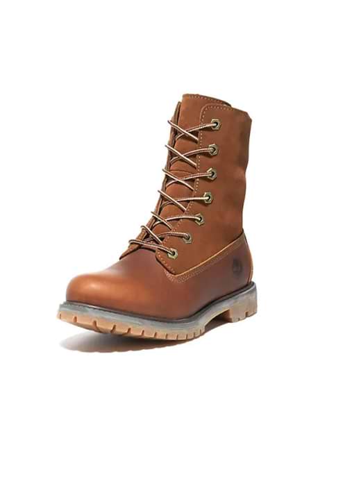 Timberland Teddy Fleece Waterproof Fold Down Boot Dark Brown