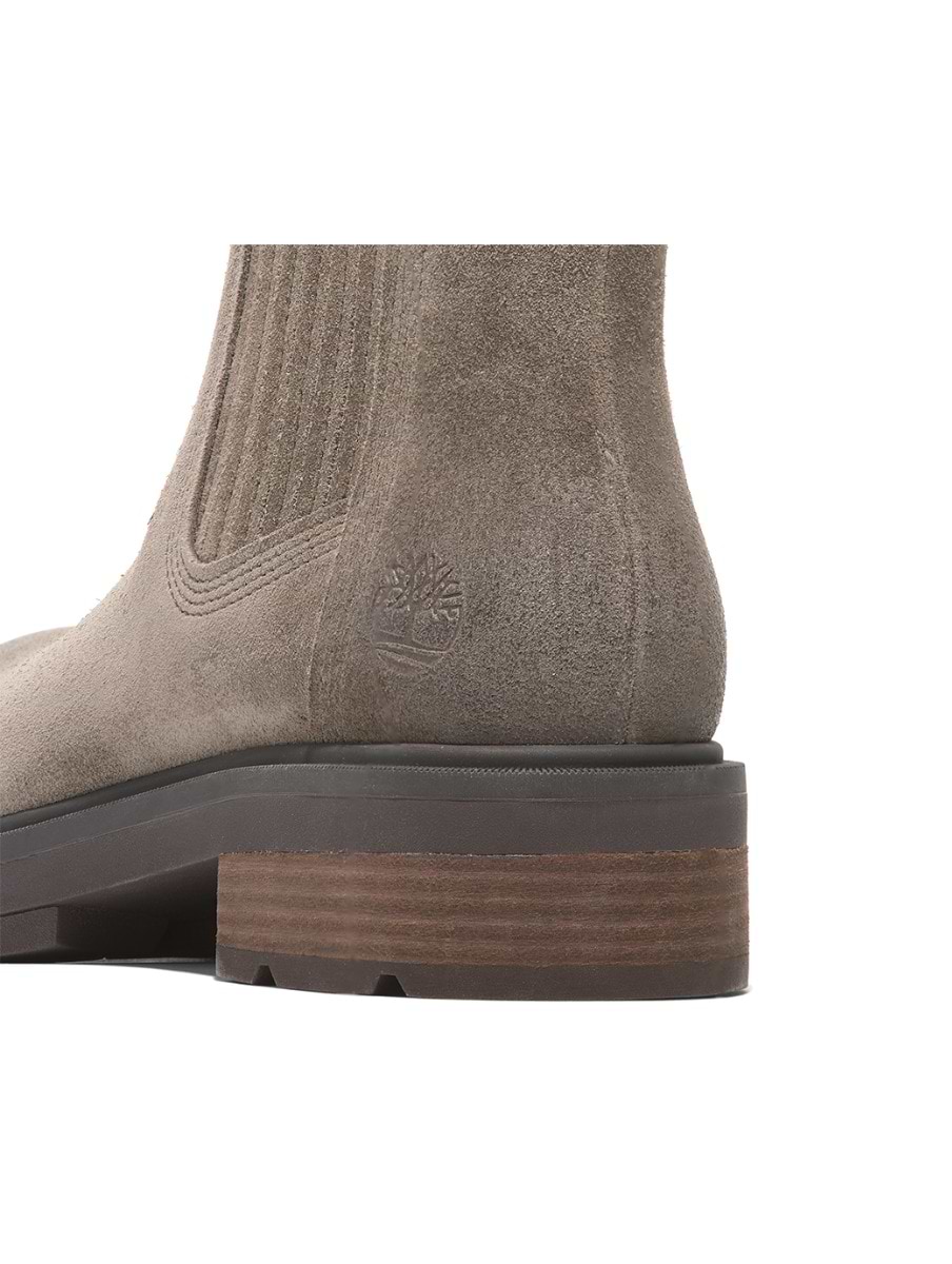Timberland Women s Brimfield Mid Chelsea Boot Medium Brown Suede
