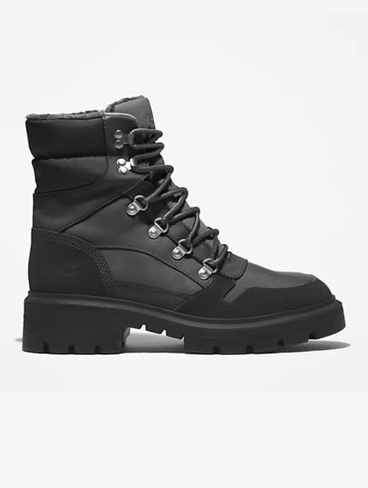 Timberland Women s Cortina Valley Waterproof Hiking Boot Wide Black