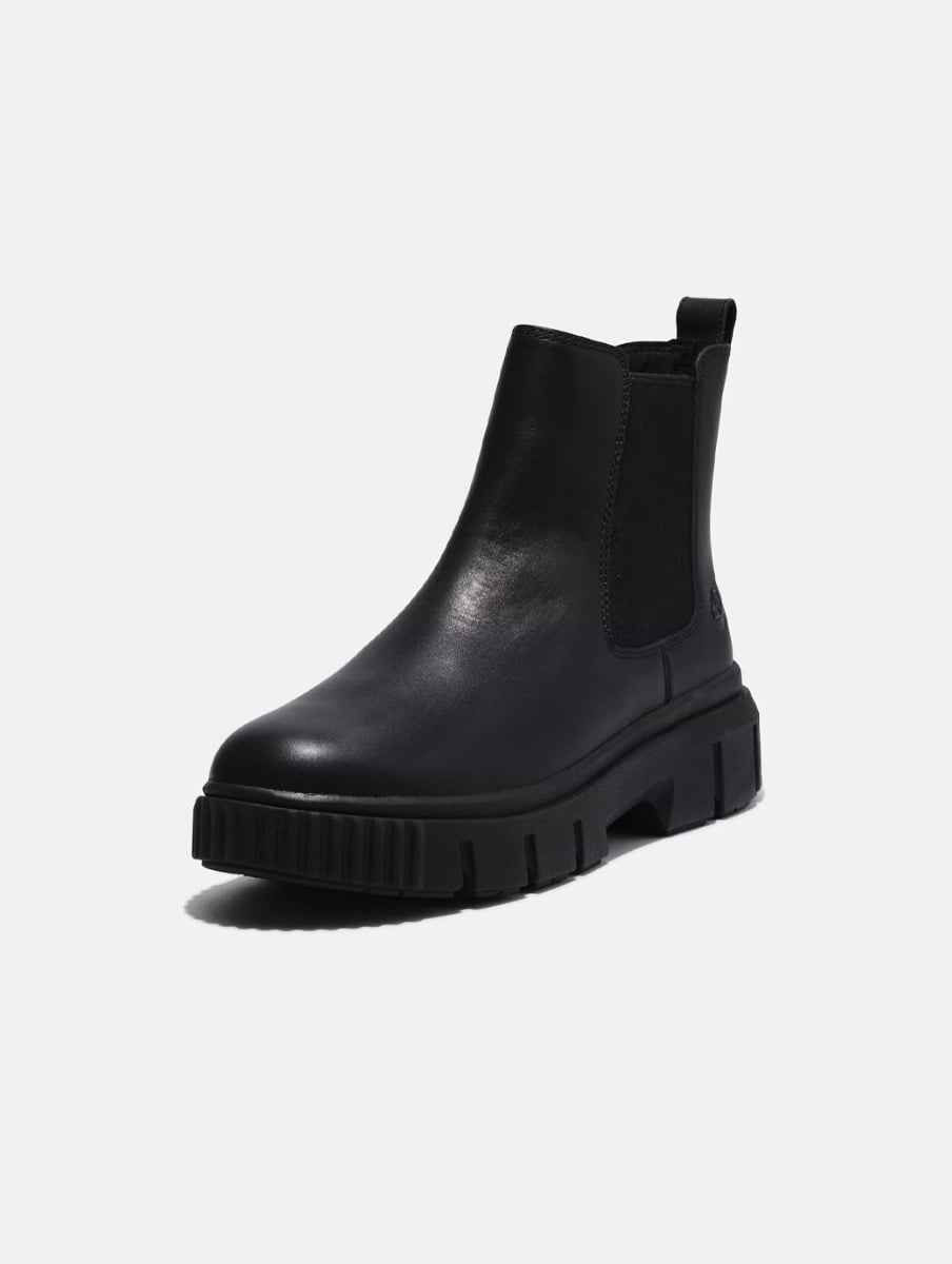 Timberland Women s Greyfield Mid Chelsea Boot Black