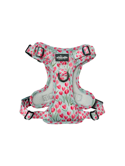 The Adorable Pooch Company Timeless Tulips Hike & Go Lite Harness