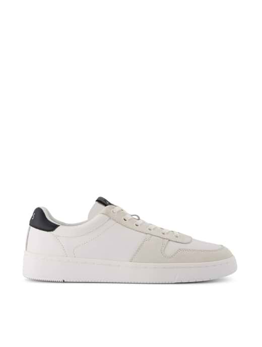 Toms Men's Travel Lite Court Trainer White/Black 