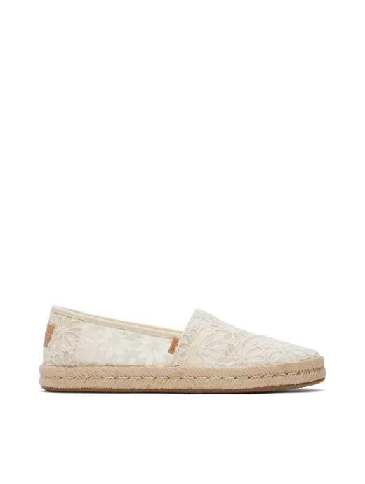 Toms Women's Alpargata Rope 2.0 Lace Espadrille Natural Floral