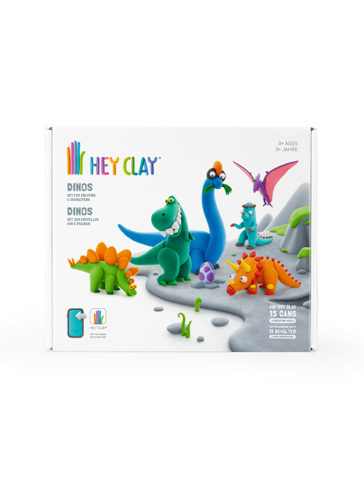 Tomy Hey Clay Dinos Set 3yrs+