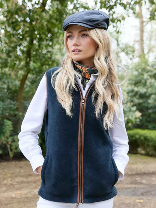 Beaumont & Bear Topsham Women's Fleece Gilet Navy