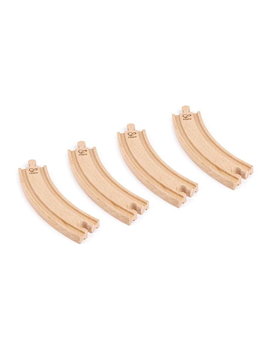 Toynamics 4pcs Long Curved Tracks