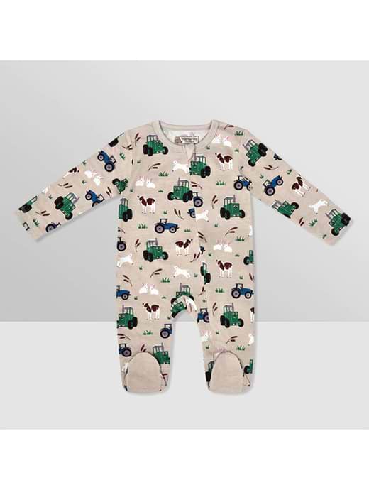 Tractor Ted Baby Sleepsuit