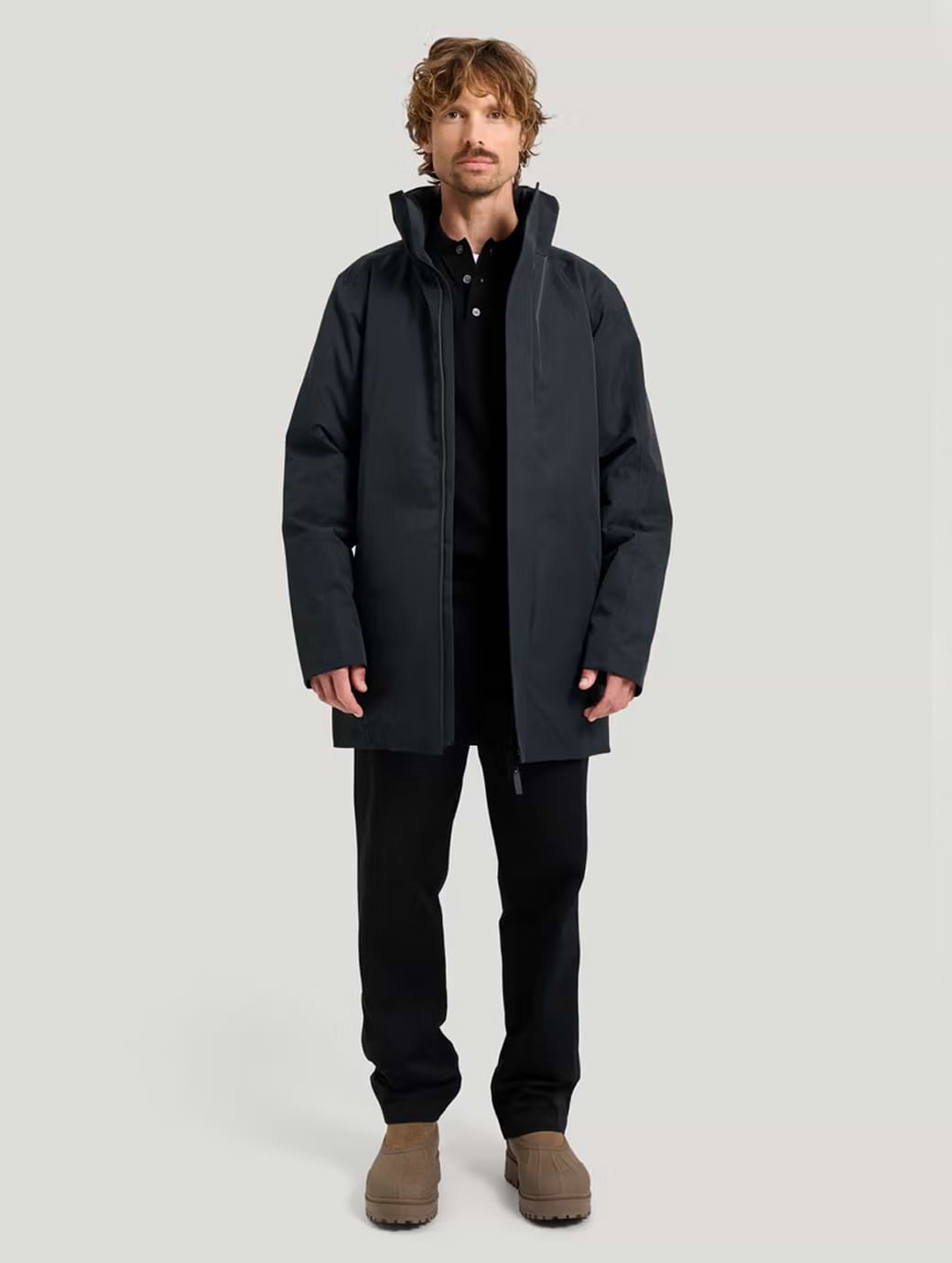 Tretorn Men's Park Insulated Coat Waterproof Jacket Black