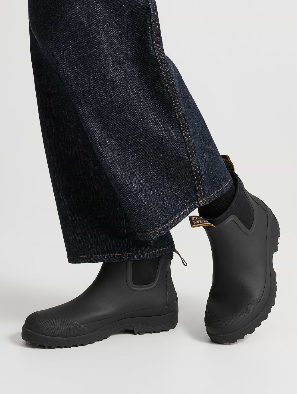 Tretorn Terrang Unisex Low Neo Rubber Boot Black
