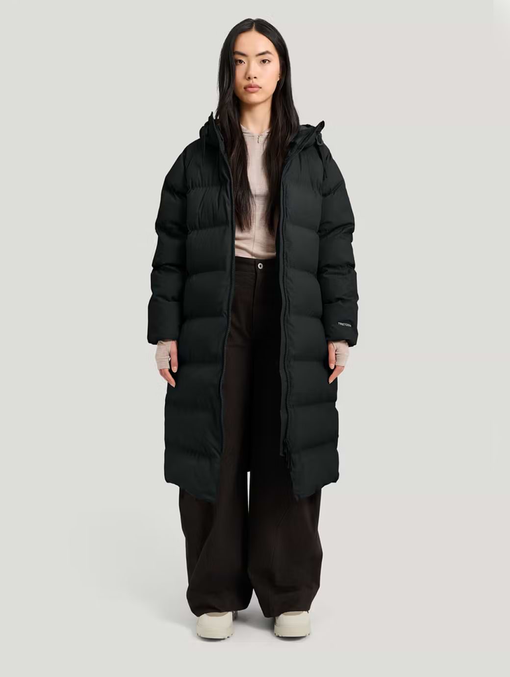Tretorn Women's Artic Puffer Parka Waterproof Jacket Black