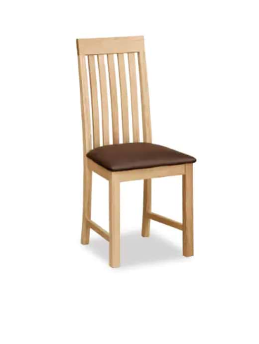 Trinity Vertical Dining Chair With PU Seat KD 