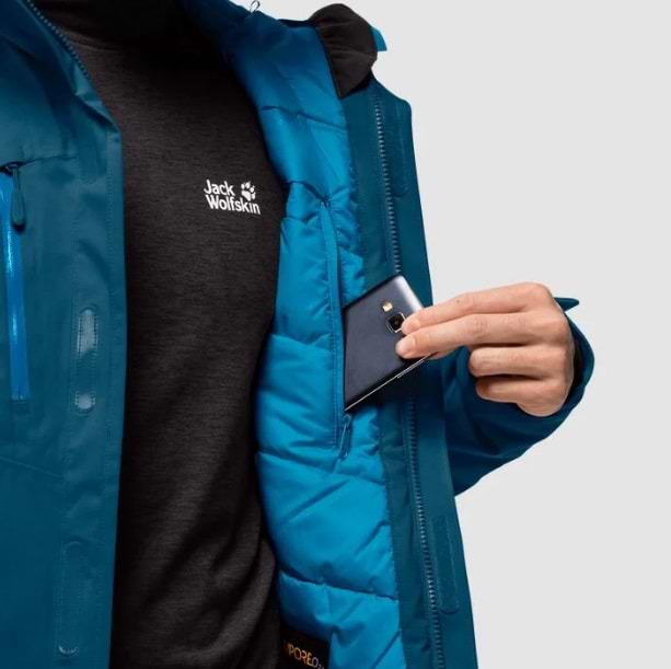 Jack Wolfskin Men's Troposphere Jacket Dark Cobalt