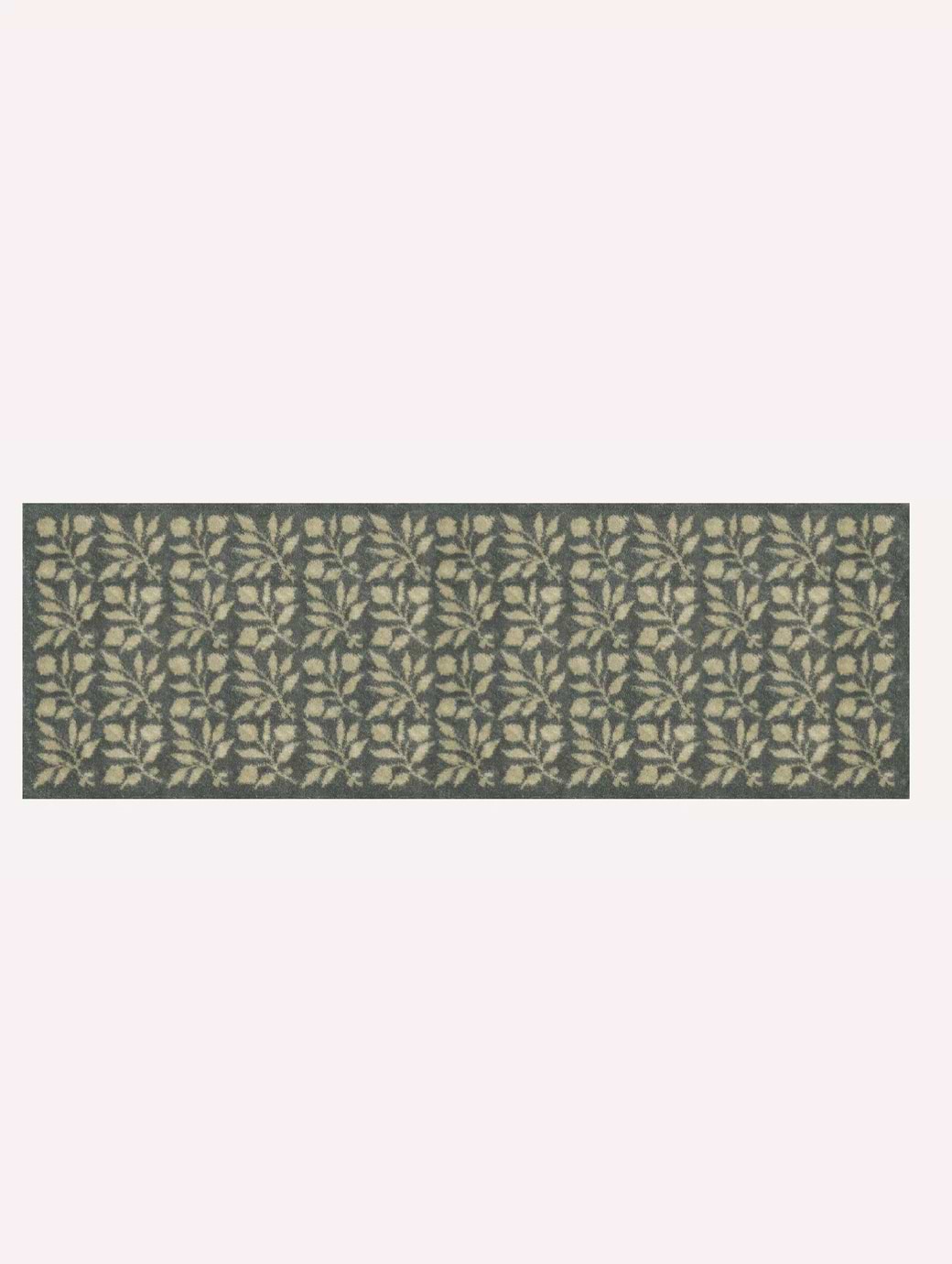 Turtle Mat Design Doormat Rosehip Linen Green 75x200cm