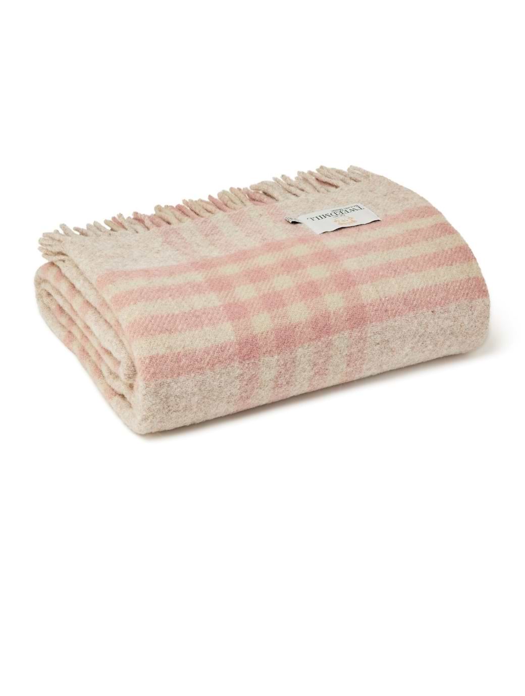 Tweedmill Blanket Hex Dusky Pink